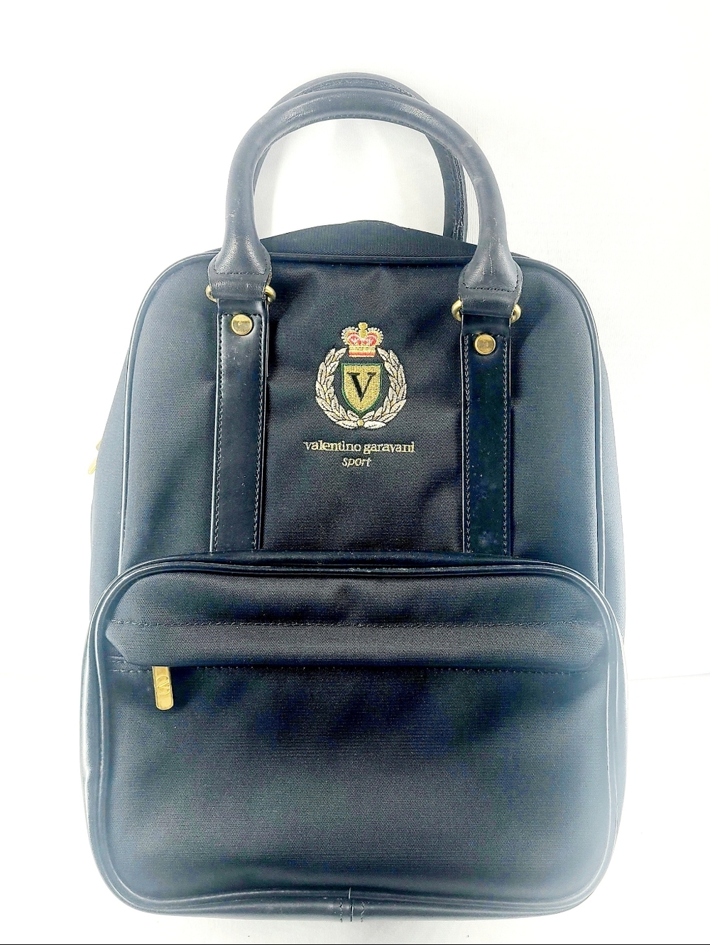 Valentino Garavani Canvas Leather Bag